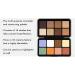 Concealers cream makeup contouring - 16-color face contouring and highlighter palette. Long-lasting hydrating cream concealer palette for imperfections. - Buy Online on GoSupps.com