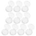 VICASKY Lot de 10 Bo tes de Rangement pour Faux Cils Transparentes tuis en Plastique pais Surface Facett e Diamant Bo tes Cils Auto-Adh sives pour Organisation et Protection Lors de