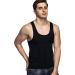 Odoland 5 Pack Men's Slimming Tummy Vest Thermal Compression Tank Tops - Black (Size Large) - Buy Online on GoSupps.com