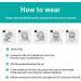 Adults Protective Face_Masks USA Safety Standard Premium 5-Plu Face Dust Mask w/Nose Clip & Adjustable Earhooks 10 Pieces/a Pack Individually Packaged 30PCS 3D Black Design  - Buy Online on GoSupps.com