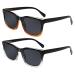 2 Pack Unisex Classic Style Sunglasses Readers - Comfortable Simple Stylish Readers 2c-1 2.0 x