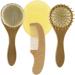 LUOZZY Baby Hair Brush and Comb Silicone Baby Bath Brush (As Shown)