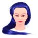 High Quality Durable Multifunctional Art Fibers Training Head - Sapphire Blue for Professional Hairstyling & Cosmetology - Buy Online on GoSupps.com