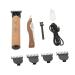 1 Set T-Type Electric Pusher Hair Razor Useful Hair Trimmer Detail Trimmer Electric Haircut Kit Barber Cutter Hair Cutter Barber Clipper Trimmer for Barber Hair Cutting Kit