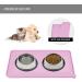 Reopet Silicone Feed Mats for Pets - Waterproof Dog & Cat Space Mats with Elevated Edges - Barbell Mats - 60 x 40 cm (1-Pack) - Plum Color - Buy Online on GoSupps.com