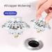 Versatile Sink Stopper Tub Drain Cover Convenient Bathroom Sink Drain Stopper Metal Perfect for Any Bathroom Sink Plug - Buy Online on GoSupps.com