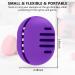 Fauxomor Makeup Sponge Holder | Ultra-Soft Silicone Beauty Blender Travel Case | Triple-Side Breathable Design | Fits All Makeup Sponges | Purple 1 Piece (1 Pack) - Buy Online on GoSupps.com
