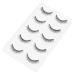 minkissy 15 Pairs Short Eyelash Fiber Makeup Eyelashes Dense Eyelashes Cosmetic Eyelashes Fluffy Volume Lashes False Eye Lashes Handmade Eyelashes Glue 6d Artificial Fiber Natural