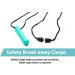 Tilcare Chew Chew Sensory Necklace - Silicone Chewy Toy for Kids & Adults with Autism - Blue/Turquoise/Green Chewing Pendant - Buy Online on GoSupps.com