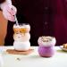 Alink Bubble Glass Set - 4 Ribbed 550ml Drinking Glasses for Latte Macchiato Iced Coffee & Cocktails | Elegant Wave Design - Buy Online on GoSupps.com