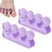 2 Pcs Purple Silicone Toe Separators for Bunion Relief and Hammer Toe Support - Buy Online on GoSupps.com