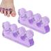 Pack Toe Separators Purple Silica Gel Toe Straightener Toe Stretchers Toe Stretchers Bunion Correctors for Bunion Relief Hammer Toe