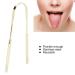 Donfafecuer Stainless Steel Tongue Scrapers - 2PC Set for Adults | Portable & Durable for Home Travel & Work (Golden) - Buy Online on GoSupps.com