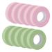 10 Rolls Adhesive Fabric Eyelash Extension Tape Adhesive Fabric Eyelash Extension Tape Eyelash Tape Breathable Micropore Fabric Tape for Eyelash Extension Supplies 9 m/10 Yard Each Roll Multicolor