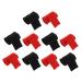 FRCOLOR 20pcs Finger Guard Protector Finger Protective Cots Thumb Brace Splints Baseball Protective Gear Finger Splint Sleeve Elastic Muscle Roller Wood Sports Supplies Major Bracket Nylon
