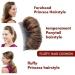 Chun Invisible Fluffy Hair Pad - 10cm Dark Brown Synthetic Hair Clip for Women's Braids & Hair Styling Tools - Buy Online on GoSupps.com