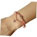 Shop Healeeved 2-Piece Gemstone & Crystal Cuff Bracelet Set - Open Star Bangle for Women in Rose Gold - Buy Online on GoSupps.com