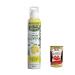 Italian Gourmet E.R. SPRAYLEGGERO Pack of 3 bottles of extra virgin olive oil flavored with lemon 250 ml thanks to the practical sprayer you can save up to 90% of the oil + gourmet Italian polpa 400 g