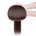 Silk-Co Hair Extensions - Smooth Synthetic Extensions with Invisible Cord | Medium Brown 60cm | Perfect for Hair Sealing & Natural Look - Buy Online on GoSupps.com