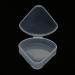 ZJchao Powder Puff Box Plastic Triangle Makeup Puff Container Transparent for Powder Rooms for Beads - Buy Online on GoSupps.com