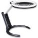 10X Magnifying Glass Hd Optical Lens Plug-in Battery Rechargeable Foldable Handheld Desktop Magnifier with Led Light for Reading Crafts Repair Magnifier Lofty Ambition