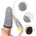 Cut Resistant Finger Cots - 20 Pcs Protector for Cuts, Anti-Slip, Reusable - Kitchen, Work, Sculpture Glove Extender - Gray - Buy Online on GoSupps.com