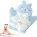 Bath Scrubber for Kids - Boys Body Wash Towel Scrubber Gentle Kid Body Wash Sponge Children's Body Wash Sponge Comfortable Children's Bath Scrubber Blue - Buy Online on GoSupps.com
