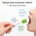 Argomax Oral Sponges Swab - 100 Pcs Green Oral Care Foam for Hygiene & Mouth Cleaning - Buy Online on GoSupps.com
