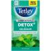 Detox Tea Bundle with Tetley Super Herbals Detox Mint Tea Bags 20 Per Pack (3 Pack) - Buy Online on GoSupps.com