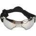 UV Protection Pet Glasses for Medium to Large Dogs - Adjustable Dustproof & Windproof - Soft & Flexible Silver Design - Buy Online on GoSupps.com
