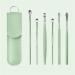 Innovative Spring Earwax Cleaner Set | 6Pcs 360 Spiral Design Earwax Removal Tools | Ear Cleaning Kit with Storage Bag | Green One Size - Buy Online on GoSupps.com