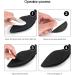Non-Slip Rubber Sole Protectors for Ladies High Heels & Leather Shoes - 4 Pairs (Black) | Best International Shipping - Buy Online on GoSupps.com
