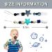 SILICONE BABY PACIFIER CLIP SET | Teething Toy with Star Pattern | 2 Pack | Universal Fit for Boys and Girls - Buy Online on GoSupps.com