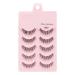 UAMOU 2-50Boxes Manga Lashes False Eyelashes Doll Korean Natural Anime Lashes Spiky Thick Faux Mink Eye Lash Strips Makeup Cheerfully (Color : M22 Size : 20 boxes)