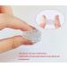 THUCHENYUC Clear Silicone Toe Protectors - Breathable Anti-Friction Gel Sleeves for Men and Women (100pcs) - Buy Online on GoSupps.com