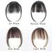 Natural Synthetic Hair Flat Bangs/Fringe Mini Hair Bangs Fashion one Clip-in Hair Extension(Dark Brown) - Buy Online on GoSupps.com