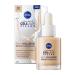 Nivea 3in1 Hyaluron Serum Foundation Medium (30 ml) anti-Age Foundation with serum for younger-looking skin moisturizing foundation with hyaluron