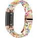 Wongeto Resin Bands for Fitbit Charge 4/3 - Yellow Floral Replacement Strap with Rose Gold Buckle for Women and Men - Buy Online on GoSupps.com