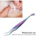 Pet Tweezers Stainless Steel Coated Remover Tool 2 in 1 for Dogs Cats - Buy Online on GoSupps.com