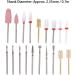 19 Polishing Heads Tungsten Steel Shank Nail Art Tool for Home & Salon Box Included - Buy Online on GoSupps.com