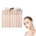 12-Piece Professional Eye Makeup Brush Set - Blender Eyeliner Eyebrow & Concealer Brushes - High-Quality Beige Cosmetic Tools - Buy Online on GoSupps.com