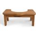 CONSDAN USA Grown Solid Oak Squatting Toilet Stool - Natural Color | Constipation Relief | Fits Toilet diameters up to 10.2 inches - Buy Online on GoSupps.com
