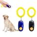 Dog clicker training clicker with hand loop dog training clicker finger clicker for clicker training training clicker dog training and dog training for dog cat horse 2 pieces