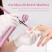 tibiu Airbrush Kit with Compressor 20-30PSI Airbrush with 0.3mm Nozzle for Painting Tattoo Nail Art Model Coloring Easy to Use Pink - Buy Online on GoSupps.com