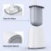 Toilet Bowl Brush and Holder Set - 2 Pack | Silicone Bristles, Ventilated Holder | Deep Cleaning Toilet Cleaner Brush in White - Buy Online on GoSupps.com