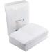 Tedal flap Molton Premium 1000 pieces white |Soft molton non -wovenabsorbent & gently to the skin |Disposable washing glove washcloths ideal for hygiene areas - such as care services cosmetics and much more.