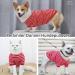 Stylish Petsmil Thin Dog Sweater for Small Dogs - Striped Stretchy Shirts for Chihuahuas & French Bulldogs (Red S) - Buy Online on GoSupps.com