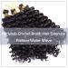 Afro Braiding Hair Extensions Water Wavy Marlybob Crochet Hair Weave Braids Synthetic Kinky Deep Curly - Natural Black - Buy Online on GoSupps.com