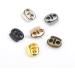 Hole Cord Lock Stopper spring buckle Cord Locks Toggles DIY 30pcs/lot Oval Metal Alloy Stoppers Toggle Cord Locks Drawstring Two Hole For 4mm Bungee(Gold) 14mmx17mm Gold - Buy Online on GoSupps.com