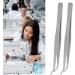 HEEPDD 5-Pack Stainless Steel Curved & Straight Tweezers for Eyelash Extensions | Precision Pointed Tips | International Shipping Available - Buy Online on GoSupps.com